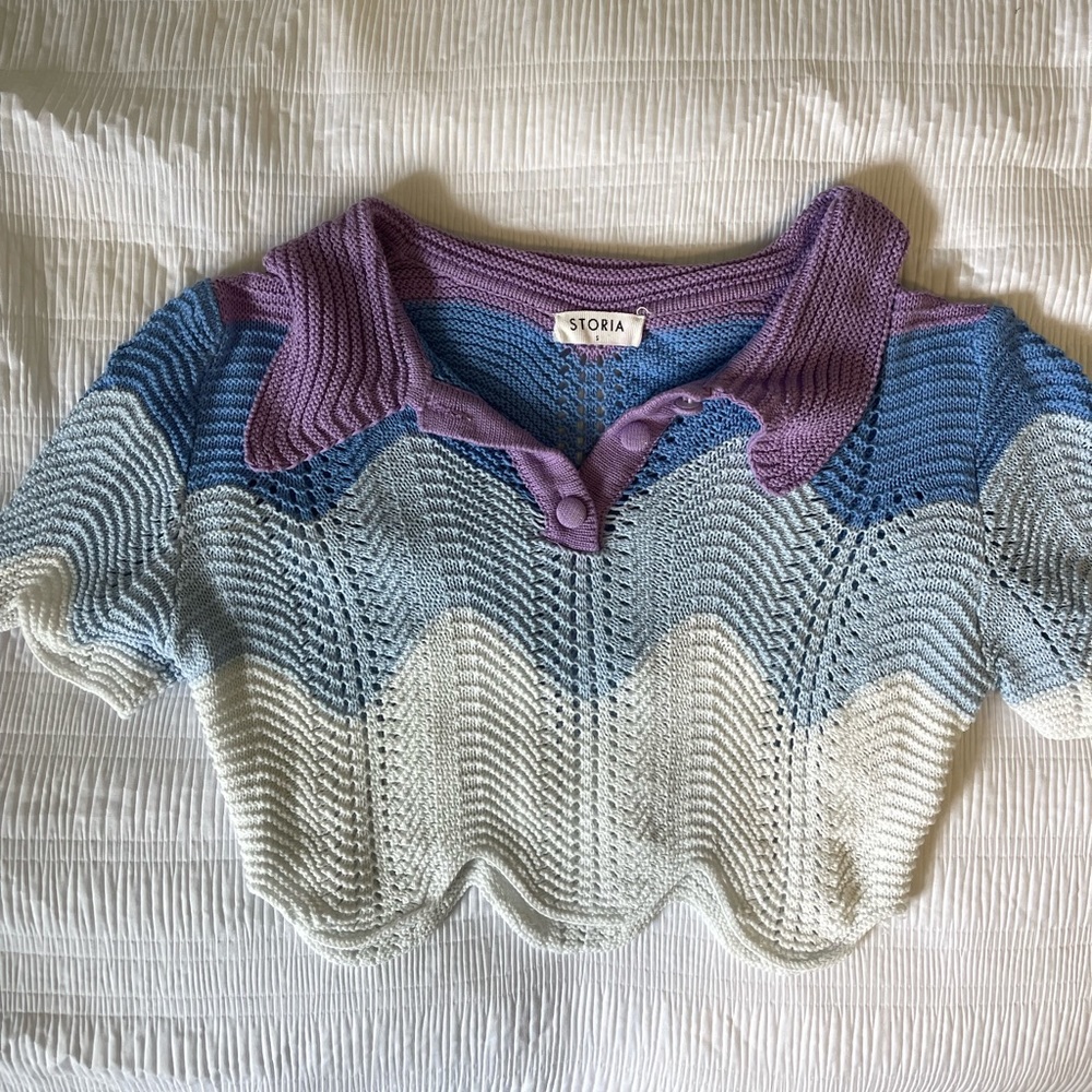 Colorful Crochet Top - Picture 2 of 2